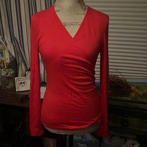 Banana Republic long sleeve cross cross tops